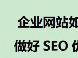 公司網(wǎng)站SEO優(yōu)化教程